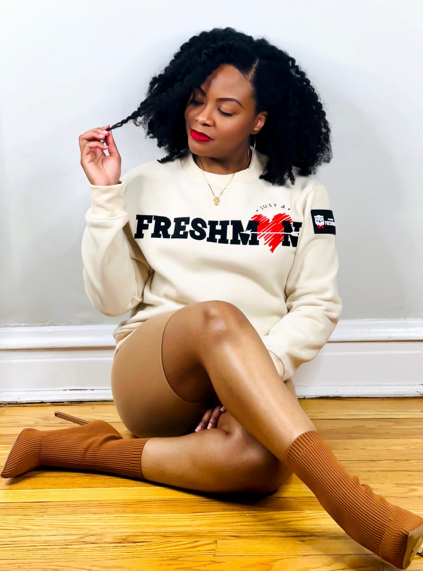 Just a Freshman @ Heart Crewneck